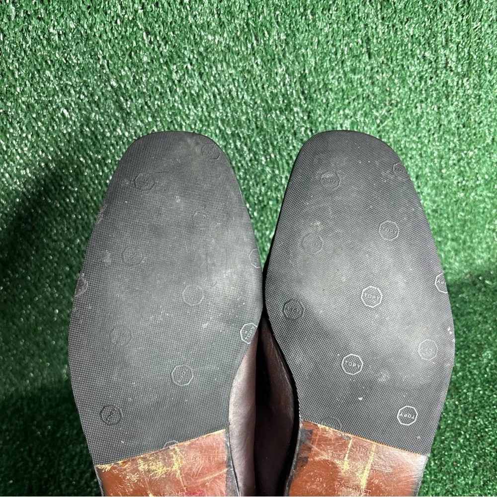 Vintage Bally “Baflo” Loafers Brown Leather Slip On‎ Shoes Size 14